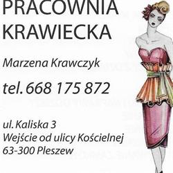 Pracownia krawiecka Marzena Krawczyk, Pleszew godziny otwarcia