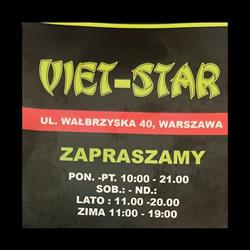 Bar Viet-Star, Warszawa godziny otwarcia