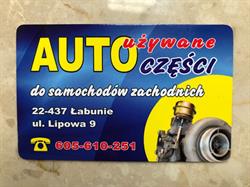 AUTO CZĘŚCI UŻYWANE ŁABUNIE, Łabunie godziny otwarcia