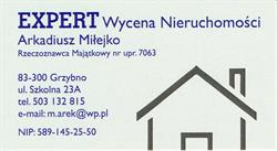 EXPERT Wycena Nieruchomości Arkadiusz Miłejko, Grzybno godziny otwarcia