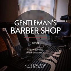 Fryzjer Męski Wadowice Gentlemans Barber Shop, godziny otwarcia