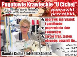 Pogotowie Krawieckie u Cichej, Sierpc godziny otwarcia