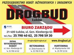 Przedsiębiorstwo Robót Inżynieryjnych i Drogowych DROGBUD Sp. z o.o., Łuków godziny otwarcia