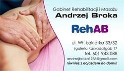 RehAB Gabinet Rehabilitacji i Masażu Andrzej Broka, Gorzów Wielkopolski godziny otwarcia