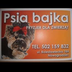 Psia Bajka fryzjer dla zwierząt, Nowogrodziec godziny otwarcia