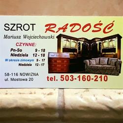 Szrot Radość, Mościsko godziny otwarcia