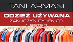 Tani Armani, Zakliczyn godziny otwarcia