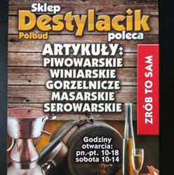Destylacik, Biała Podlaska godziny otwarcia
