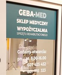 GEBA-MED Sklep medyczny i Wypożyczalnia sprzętu medycznego Przychodnia Centrum Zdrowia, Opole godziny otwarcia