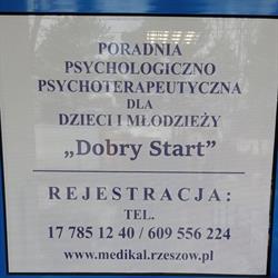 NZOZ MEDIKAL- Poradnia Psychologiczna i Psychoterapeutyczna dla Dzieci i Młodzieży "Dobry Start", Leżajsk godziny otwarcia