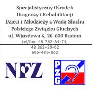 APARATY SŁUCHOWE I REHABILITACJA DZIECI SODiR RADOM, Radom godziny otwarcia