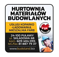Budoland. Hurtownia materiałów budowlanych, Puławy godziny otwarcia