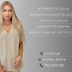 Viclinic Medycyna Estetyczna Kosmetologia Depilacja laserowa Kielce, godziny otwarcia