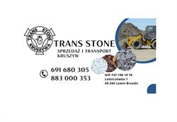 TRANS STONE Sprzedaż i Transport Kruszyw - skład kruszyw Leśniczówka, Lewin Brzeski godziny otwarcia
