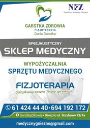 Sklep Medyczny Fizjoterapia Garstka Zdrowia, Wypożyczanie Sprzętu Specjalistycznego, Gniezno godziny otwarcia