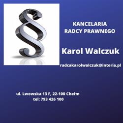 Kancelaria Radcy Prawnego Karol Walczuk, Chełm godziny otwarcia