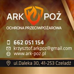ARK-POŻ Przegląd gaśnic Legalizacja badanie pomiary wydajności hydrantów, Czeladź godziny otwarcia