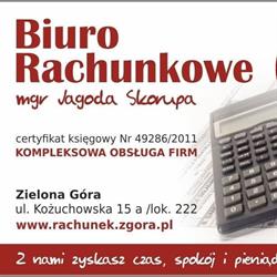 Biuro Rachunkowe Jagoda Skorupa, Zielona Góra godziny otwarcia