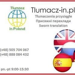 Tłumacz przysięgły, Warszawa godziny otwarcia