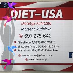 DIETETYK Diet-Usa Marzena Rudnicka, Wałcz godziny otwarcia