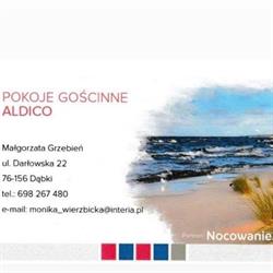 Smażalnia Aldico + Pokoje Gościnne, Dąbki godziny otwarcia