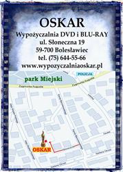 Wypożyczalnia dvd i blu-ray "OSKAR", Bolesławiec godziny otwarcia