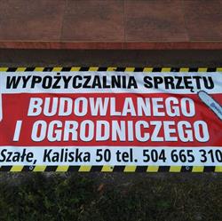 Wypożyczalnia sprzętu budowlanego i ogrodniczego, Szałe godziny otwarcia