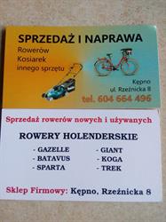 Sklep rowerowy Mariusz Ochap, Kępno godziny otwarcia
