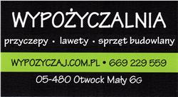 Wypożyczalnia przyczep, Otwock Mały godziny otwarcia